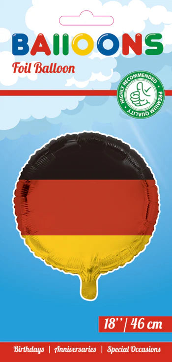 Helium Ballon Vlag Duitsland 45cm