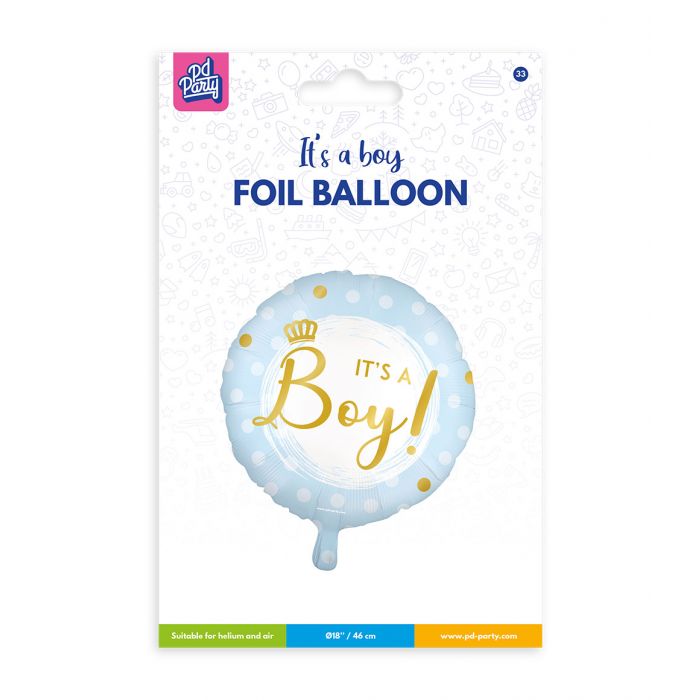 Folieballon It’s a Boy 45cm