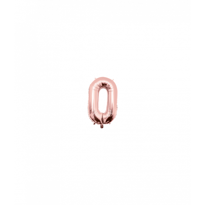 Folieballon Rosé Goud 40cm  - 0 t/m 9 Jaar