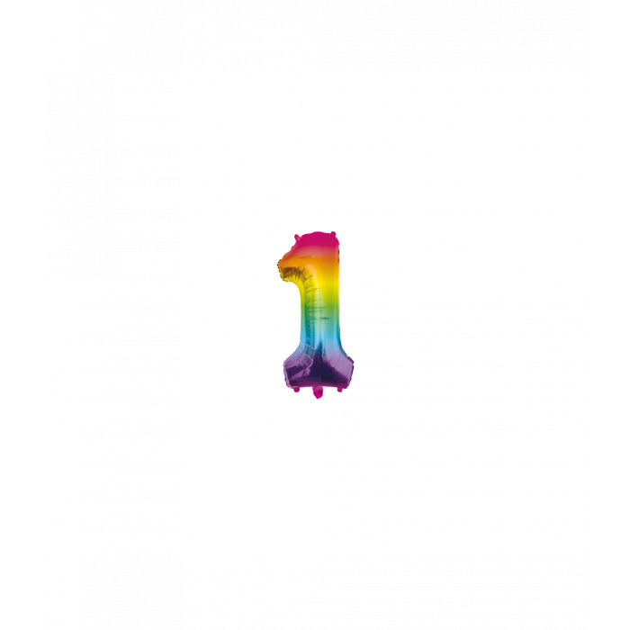 Folieballon Regenboog 40cm  - 0 t/m 9 Jaar
