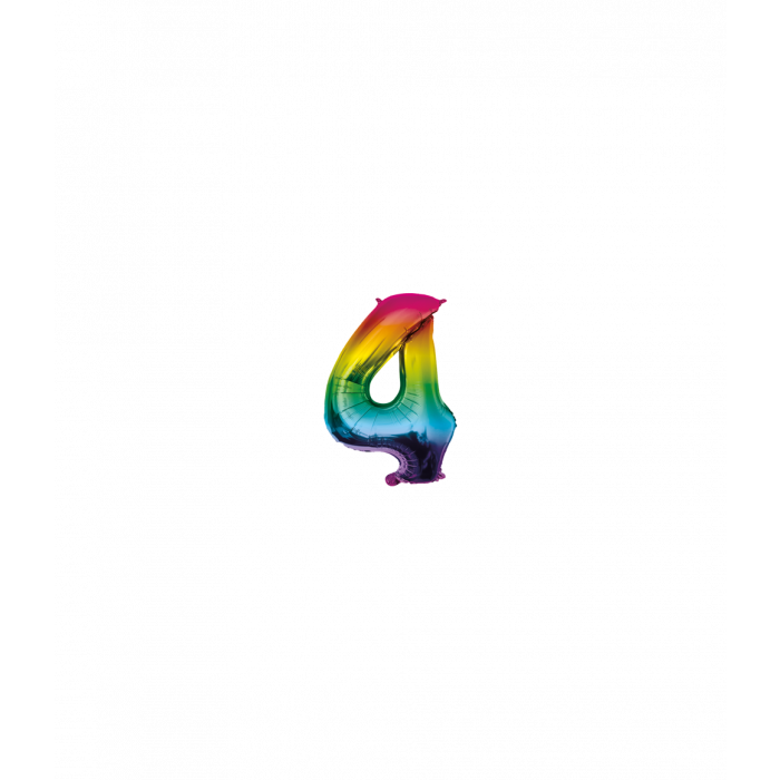 Folieballon Regenboog 40cm  - 0 t/m 9 Jaar