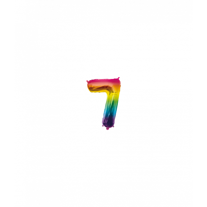 Folieballon Regenboog 40cm  - 0 t/m 9 Jaar