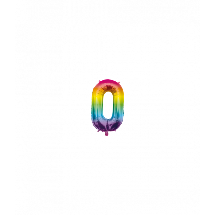Folieballon Regenboog 40cm  - 0 t/m 9 Jaar