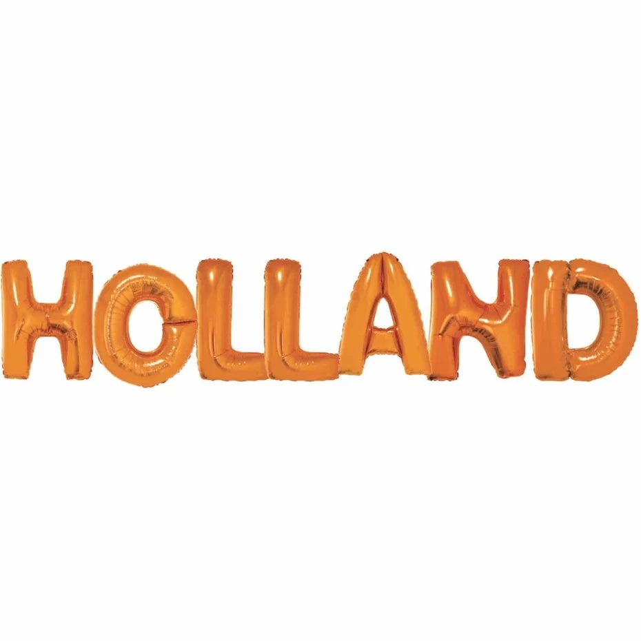 Holland oranje ballon set 7 folie ballonnen
