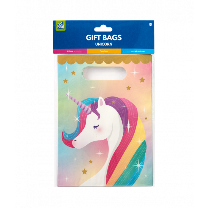 Geschenkzakjes Eenhoorn 6st