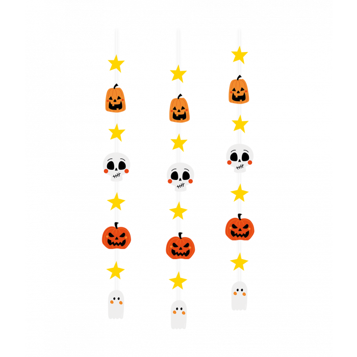 Hanging Decoration Halloween 1,2m 3st