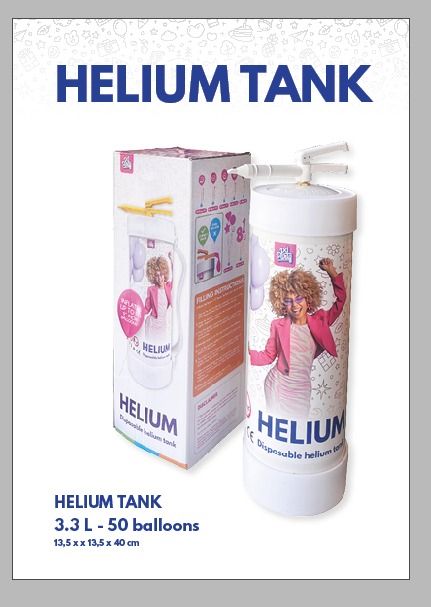 Helium Tank voor 50 Ballonnen