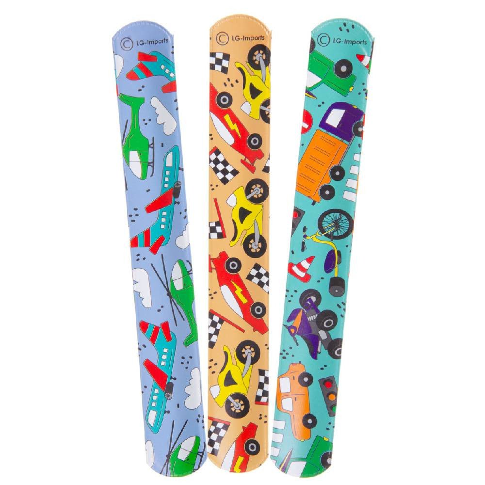 Klaparmband Voertuigen 12 Stuks