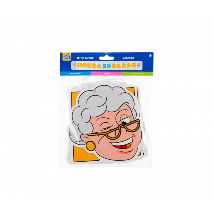 Letter Slinger Sarah 50 Jaar 2,5m