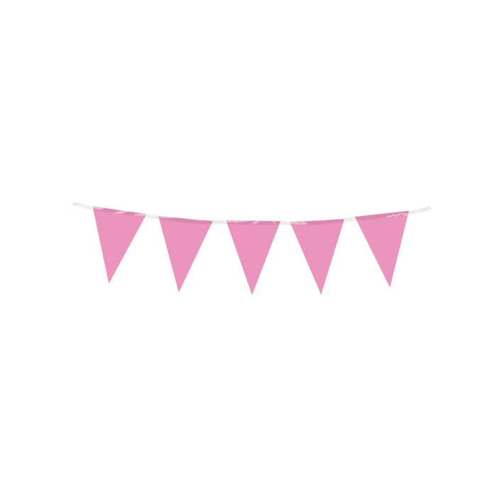 Fuchsia Mini Vlaggenlijn 3m