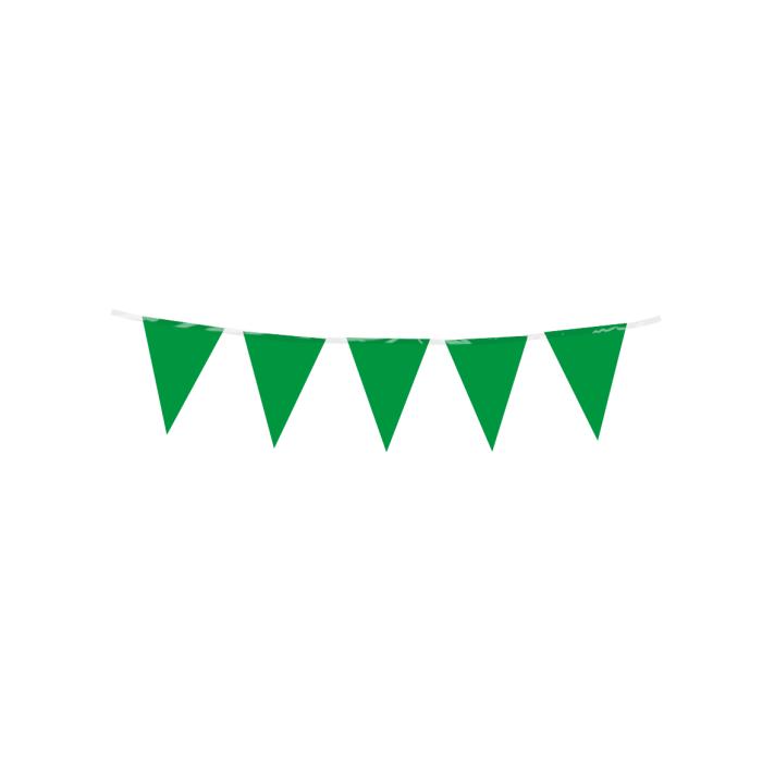 Groen Mini Vlaggenlijn 3m