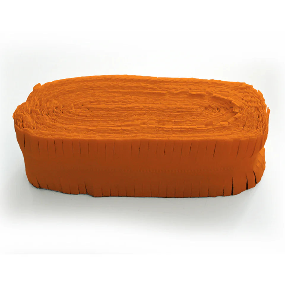 Oranje Crepe Papier Slinger 24m