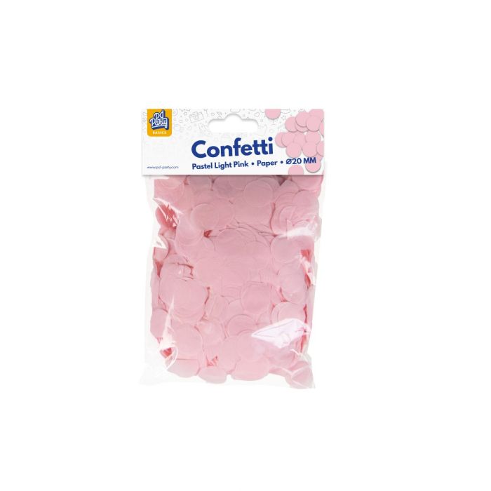 Papieren Confetti Pastel Lichtroze 14 gram