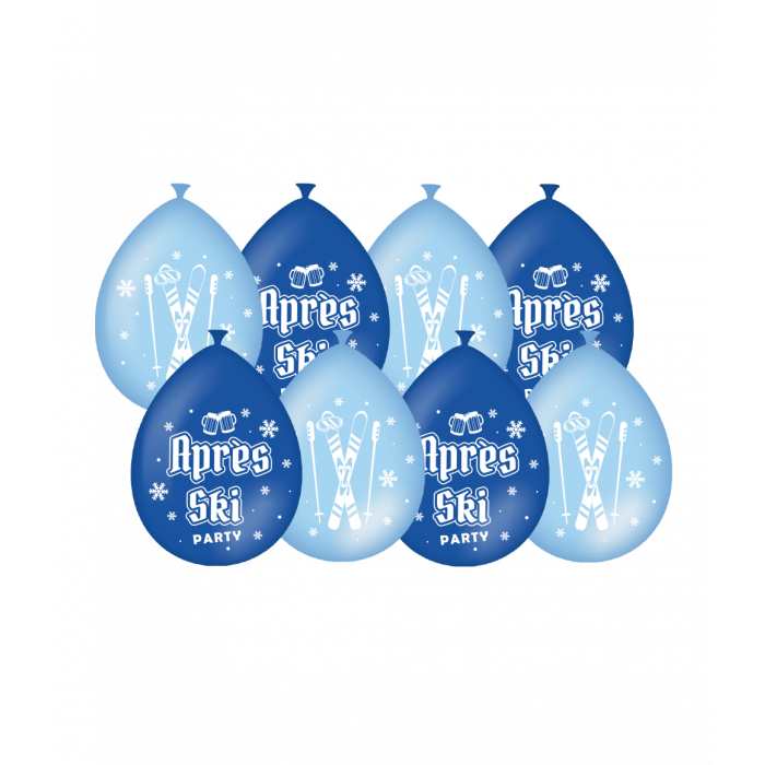 Ballonnen Après Ski 30cm 8st