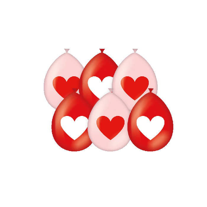 Ballonnen Love 30cm6st