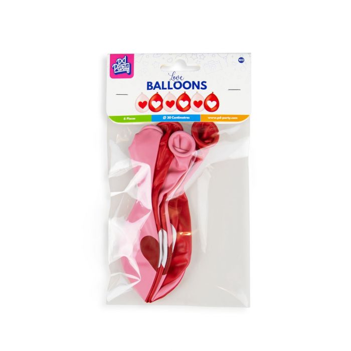 Ballonnen Love 30cm6st