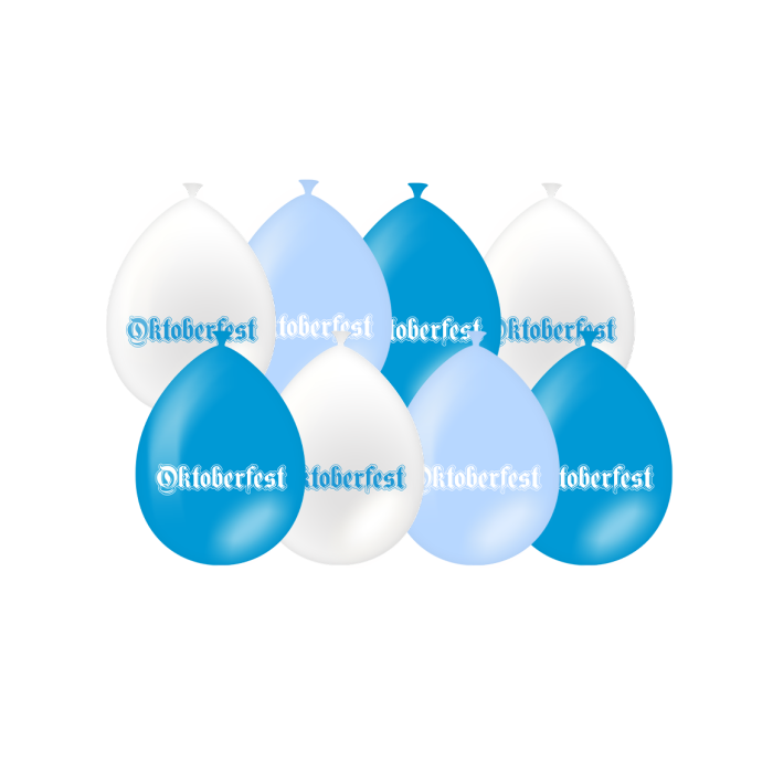 Oktoberfest Ballonnen 8 Stuks 30cm