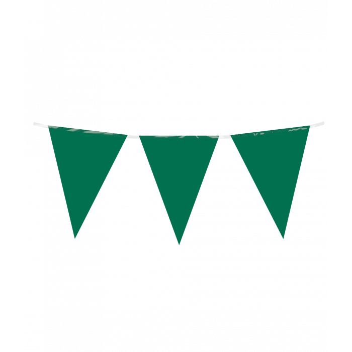 Vlaggenlijn Donkergroen 10 m