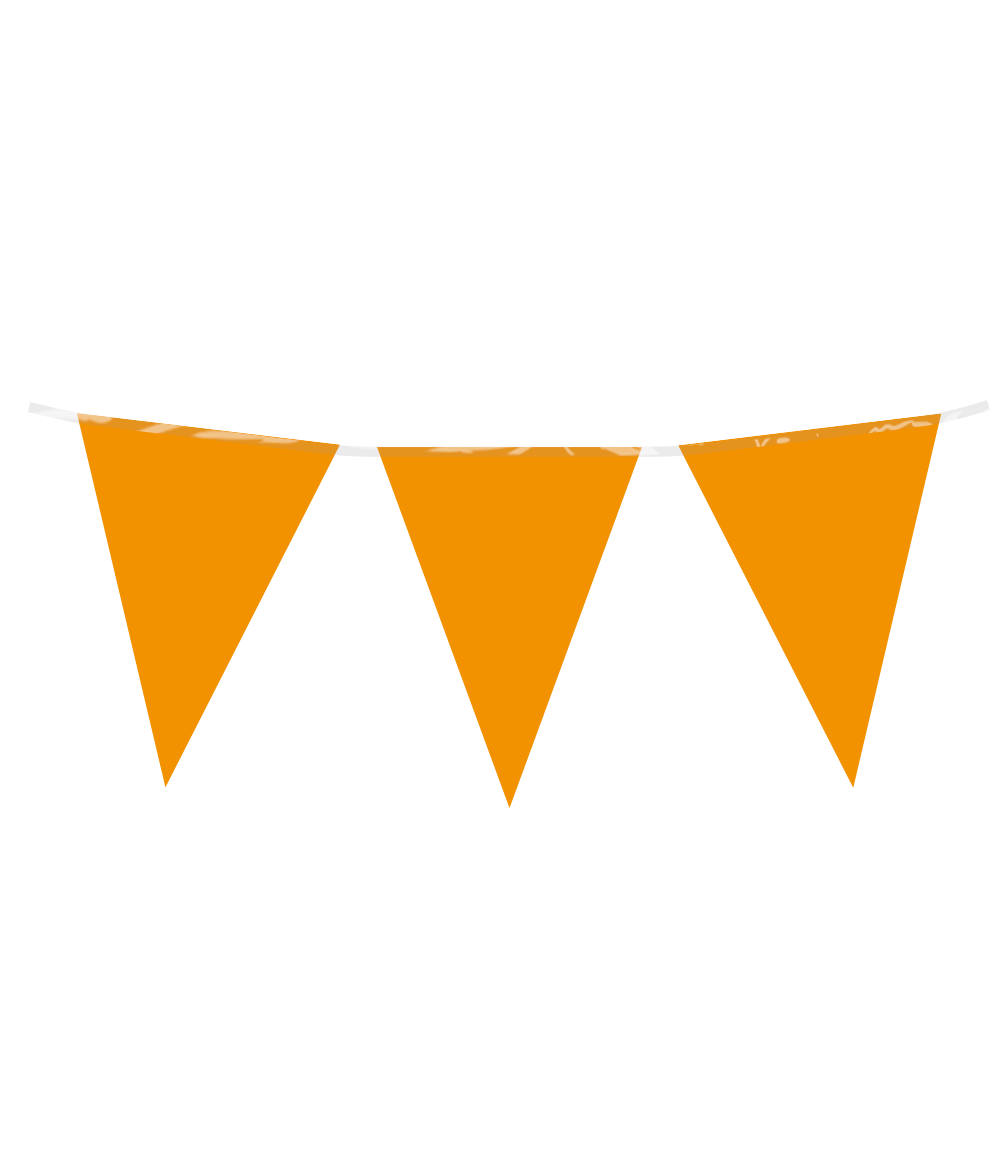 Vlaggenlijn Oranje 50 Meter