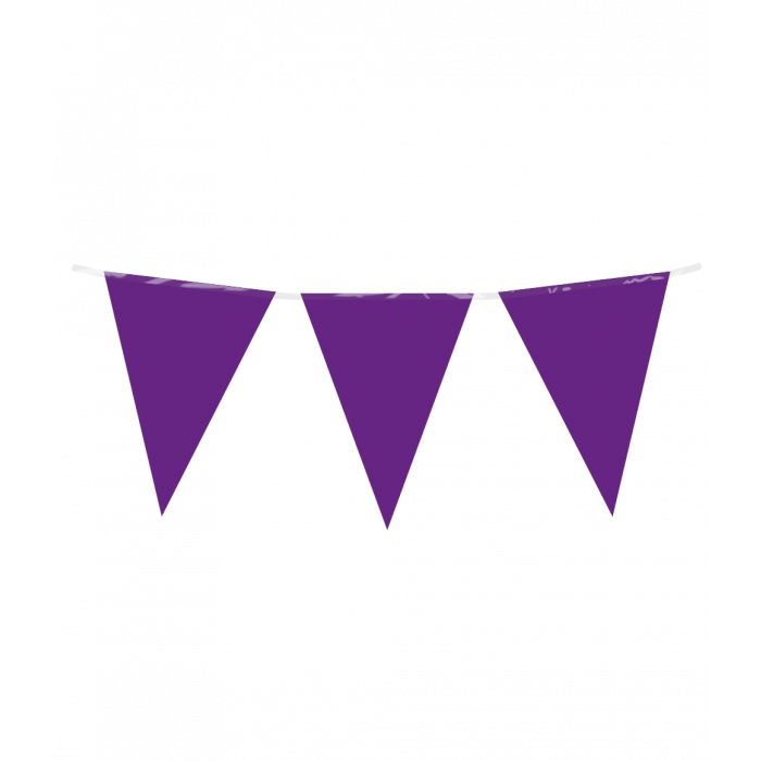 Vlaggenlijn Paars 10m