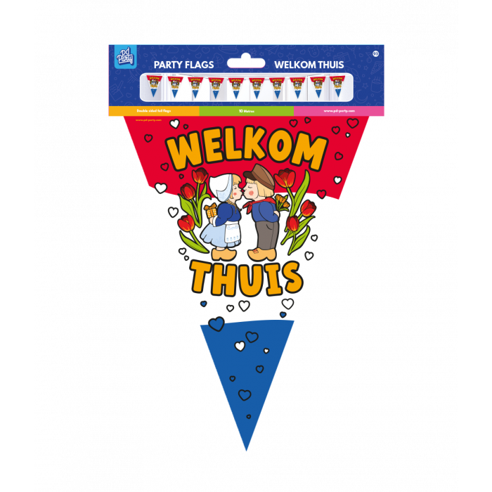 Vlaggenlijn Welkom Thuis 10m