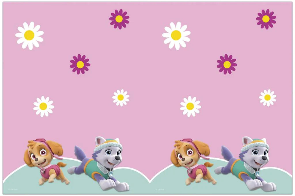 Tafelkleed Paw Patrol Skye And Everest 1,8 Meter