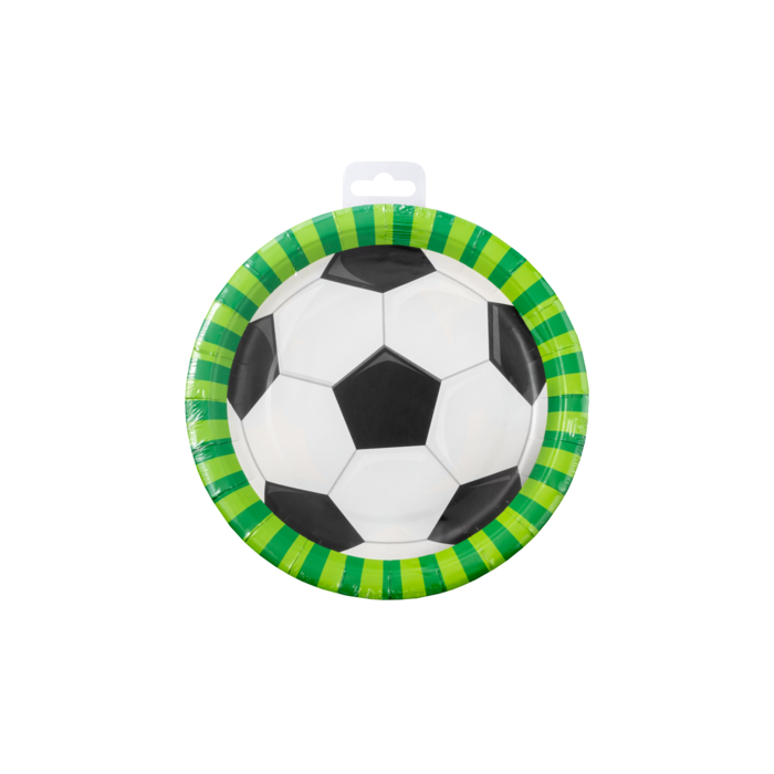 Borden Voetbal 23cm 8st