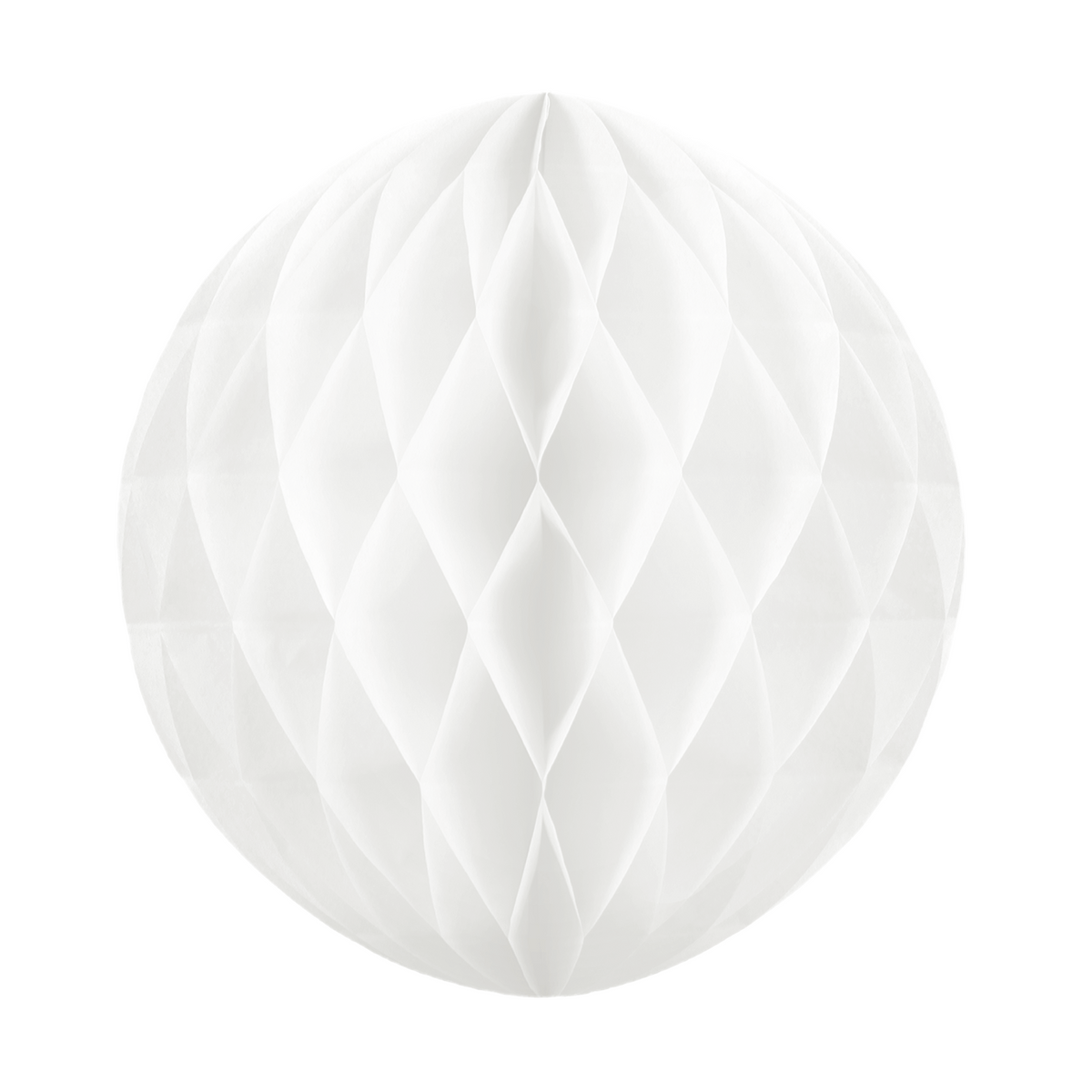 Honeycomb Bal Wit 10 cm – Papieren Feestdecoratie