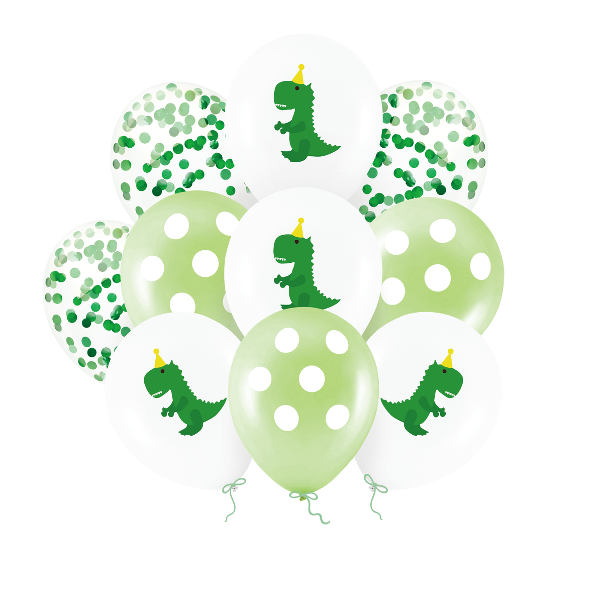 Dinosaurus ballonnen set 30cm 12st