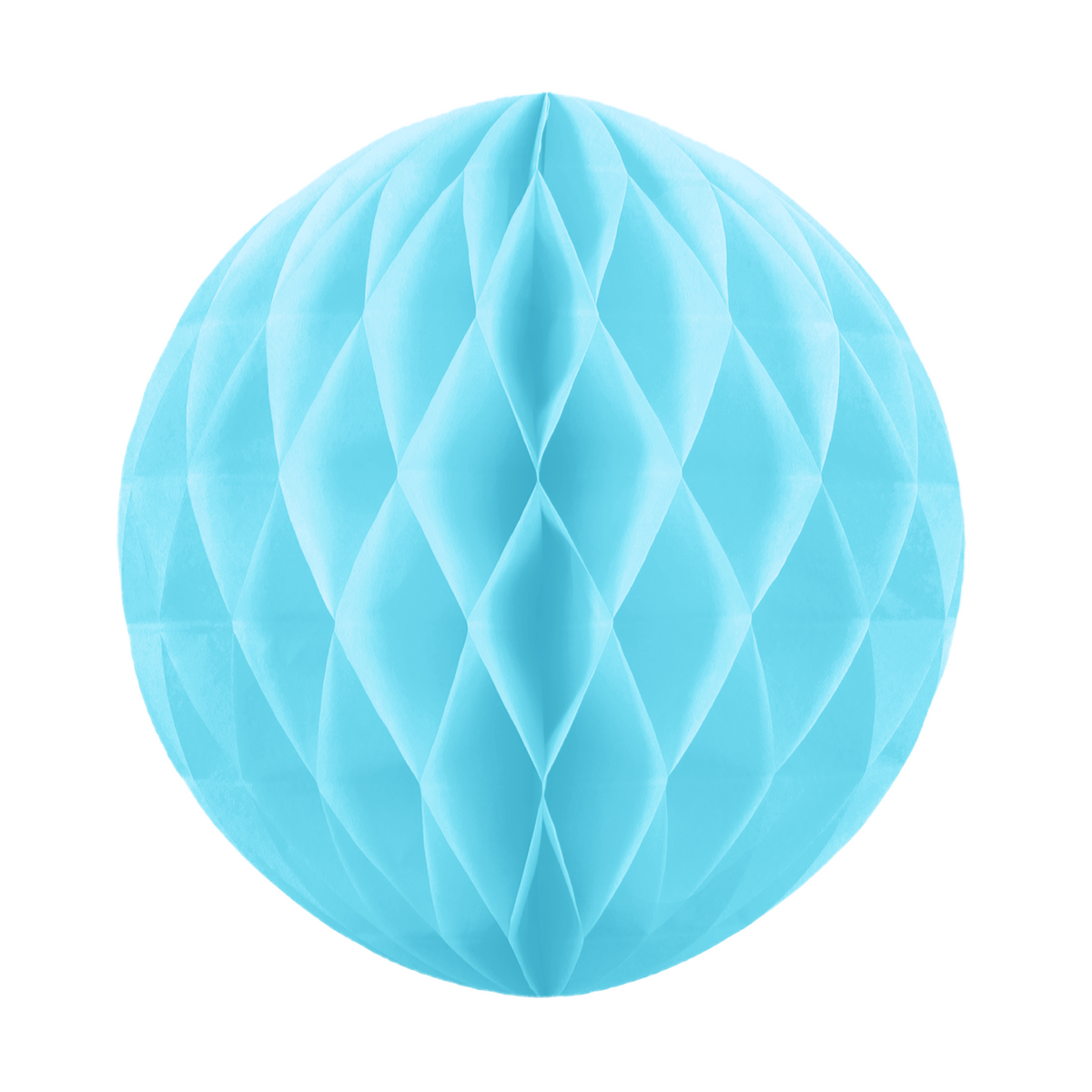 Honeycomb Bal Lichtblauw 10 cm – Papieren Feestdecoratie