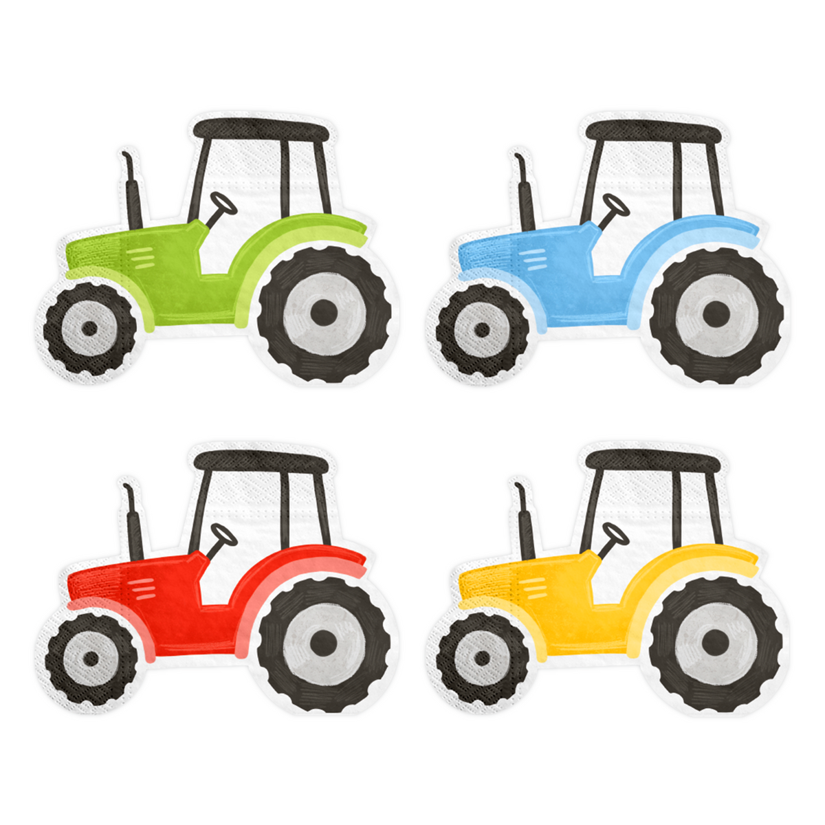 Servetten Boerderijdieren 33cm 12st