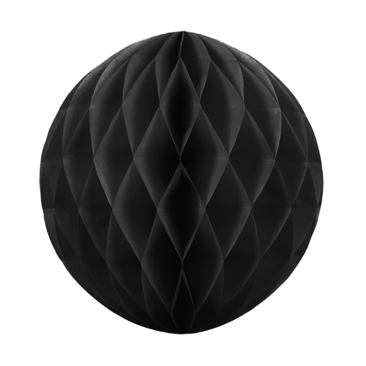 Honeycomb Bal Zwart 10 cm – Papieren Feestdecoratie