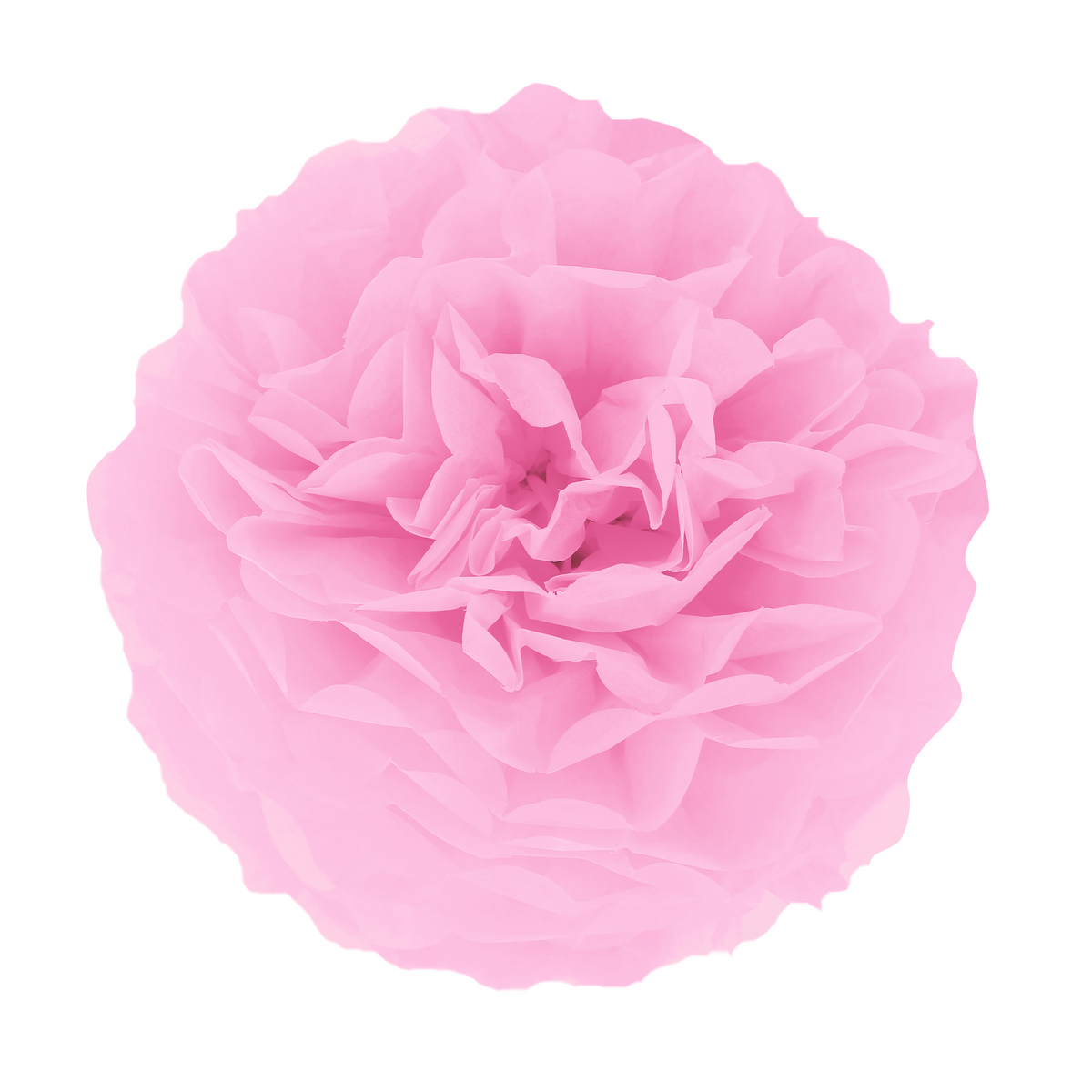 Papieren Pompon Lichtroze 25 cm – Tissuepapier Feestdecoratie