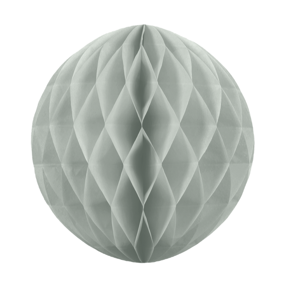 Honeycomb Bal Zilver 10 cm – Papieren Feestdecoratie