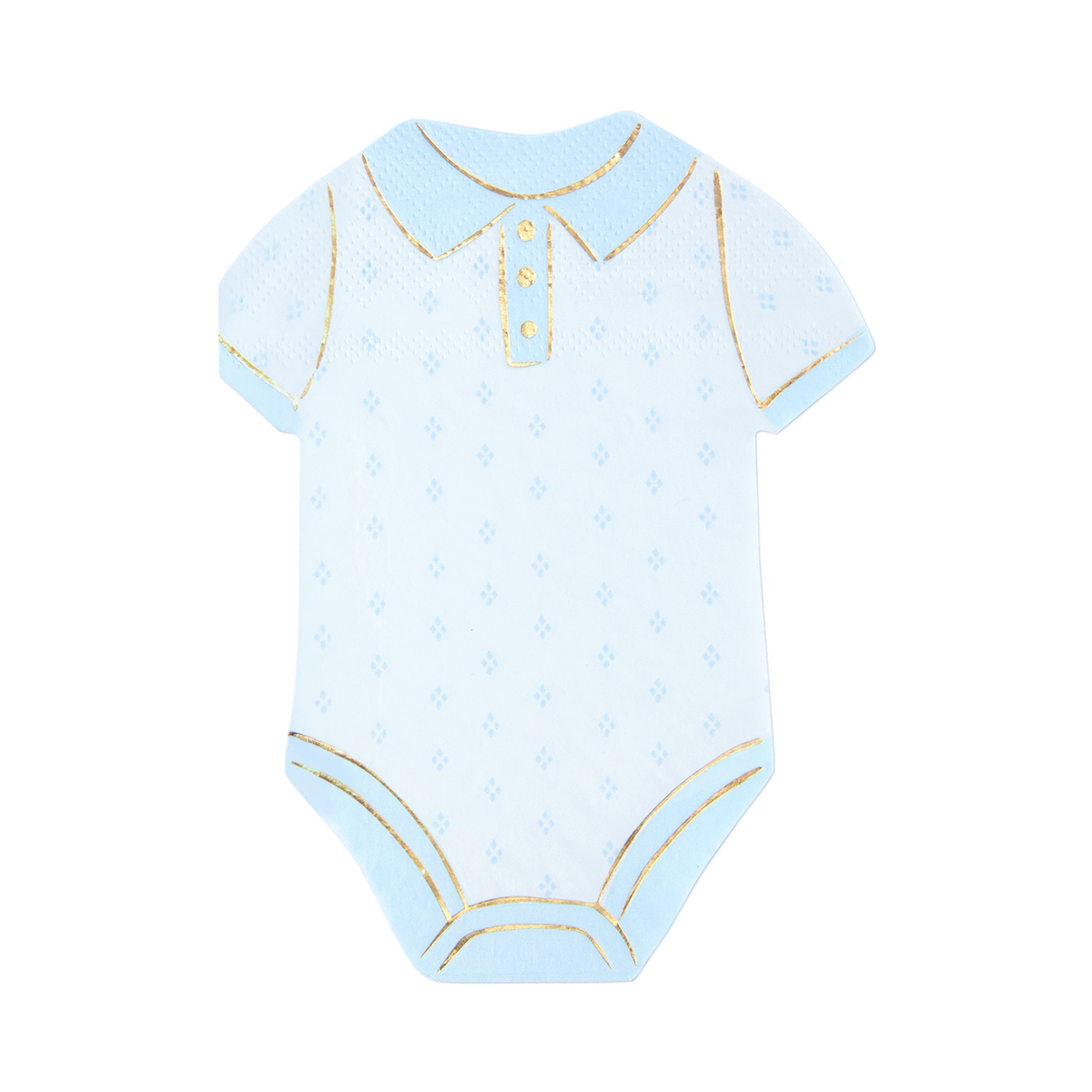 Baby Blauwe Romper Servetten 10 Stuks