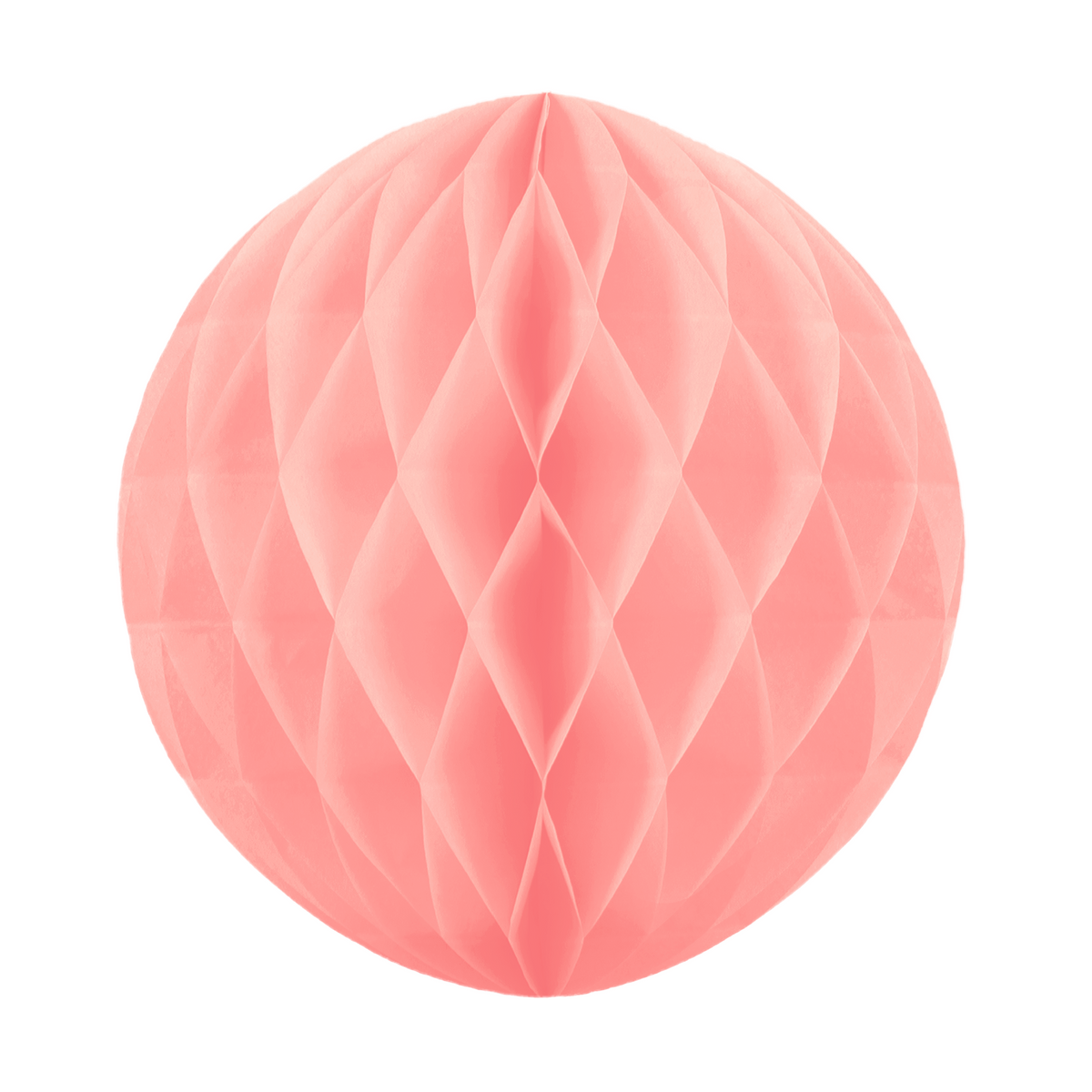 Honeycomb Bal Lichtroze 10 cm – Papieren Feestdecoratie
