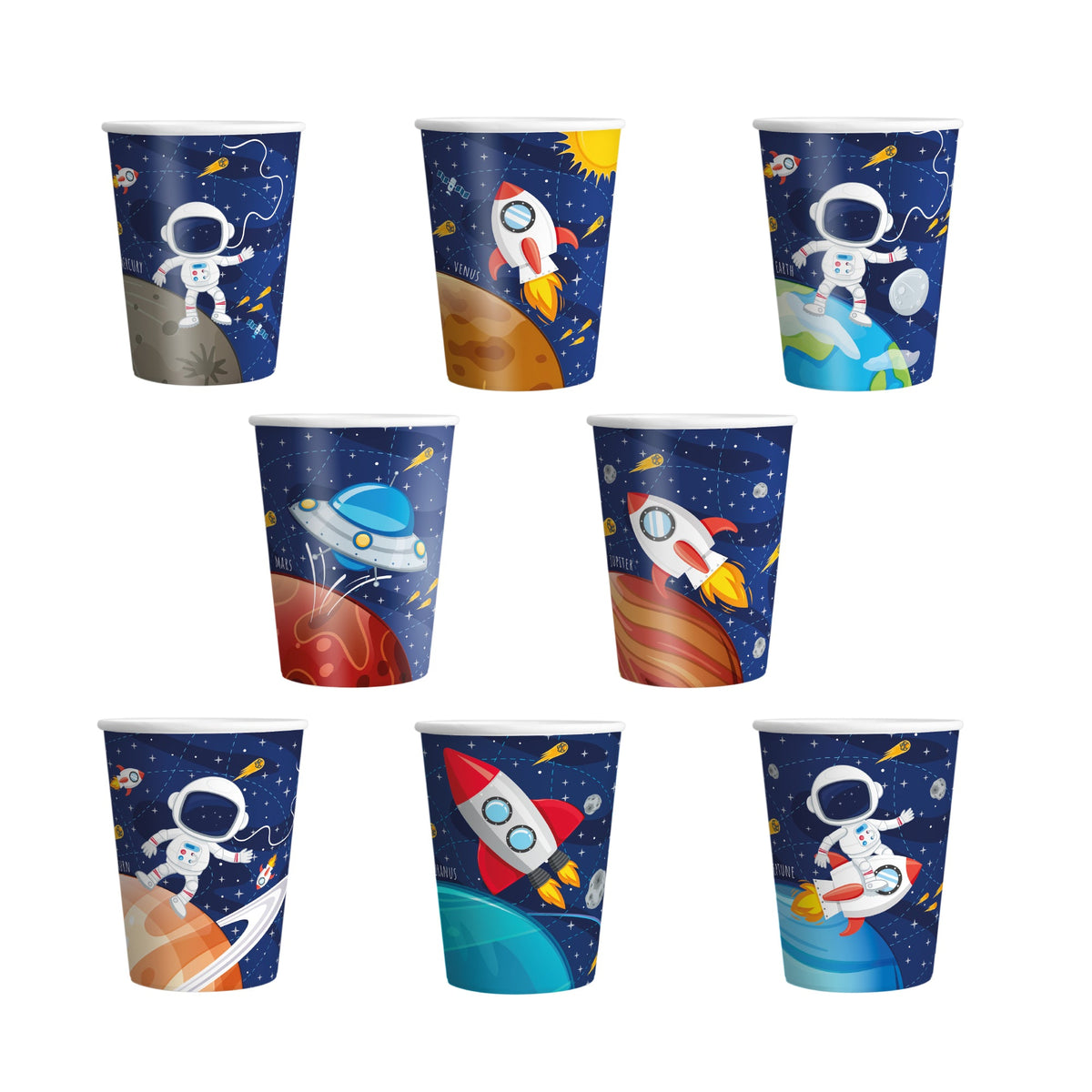 Bekers Ruimte 220ml 8st
