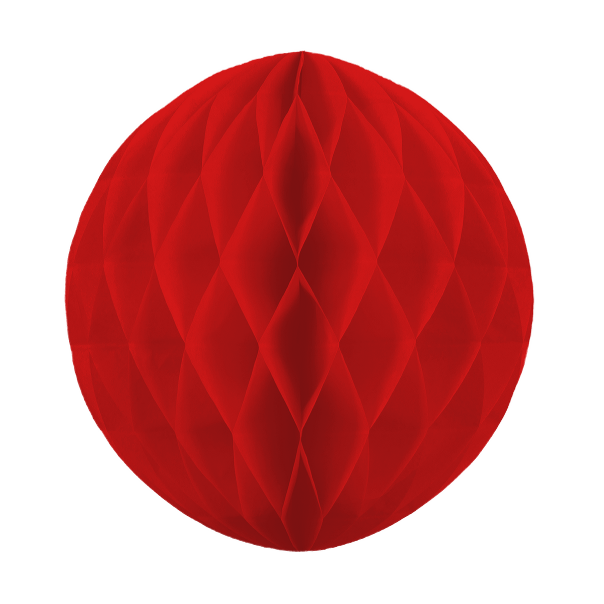Honeycomb Bal Rood 10 cm – Papieren Feestdecoratie