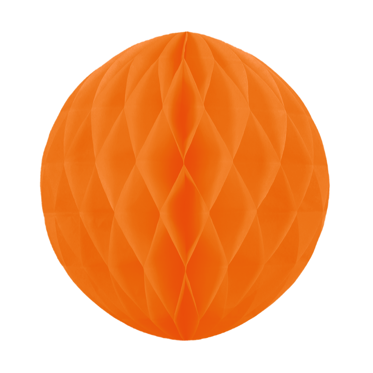 Honeycomb Bal Oranje 10 cm – Papieren Feestdecoratie