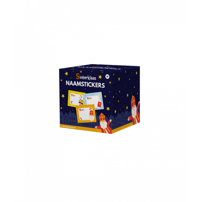 Sinterklaas Naamstickers 50st