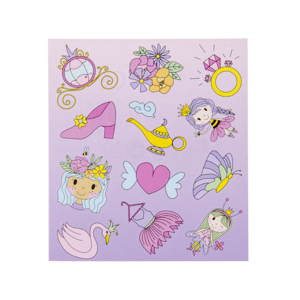Stickervel Prinses 12 Stuks
