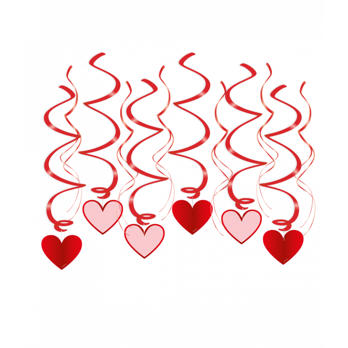 Swirl Decoraties Love 70cm 12st