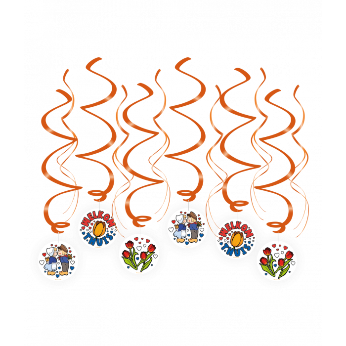 Swirl Decoraties Welkom Thuis 70cm 12st