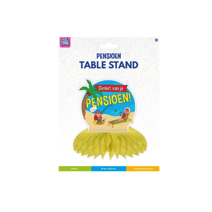 Tafel Decoratie Pensioen 19cm