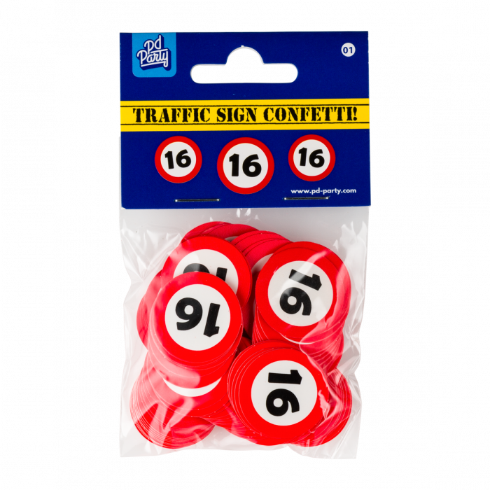 16 Jaar Tafelconfetti 2,5cm