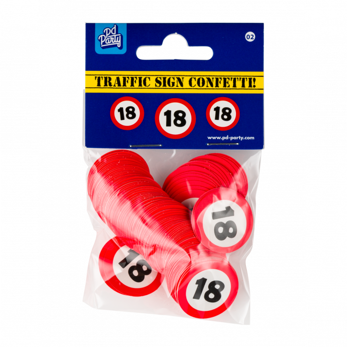18 Jaar Tafelconfetti 2,5cm
