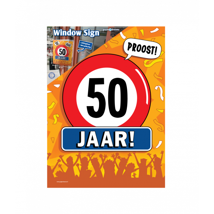 Raambord 50 Jaar 60cm