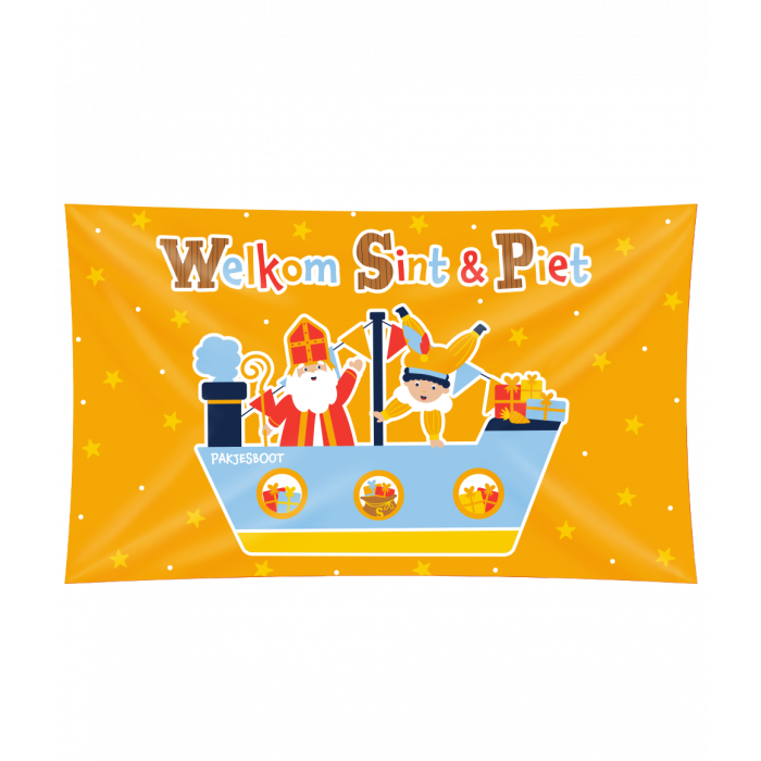 Gevelvlag XL Sinterklaas 150cm