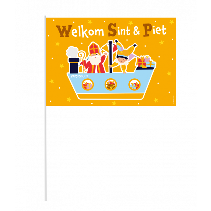 Zwaaivlag Sinterklaas 30cm