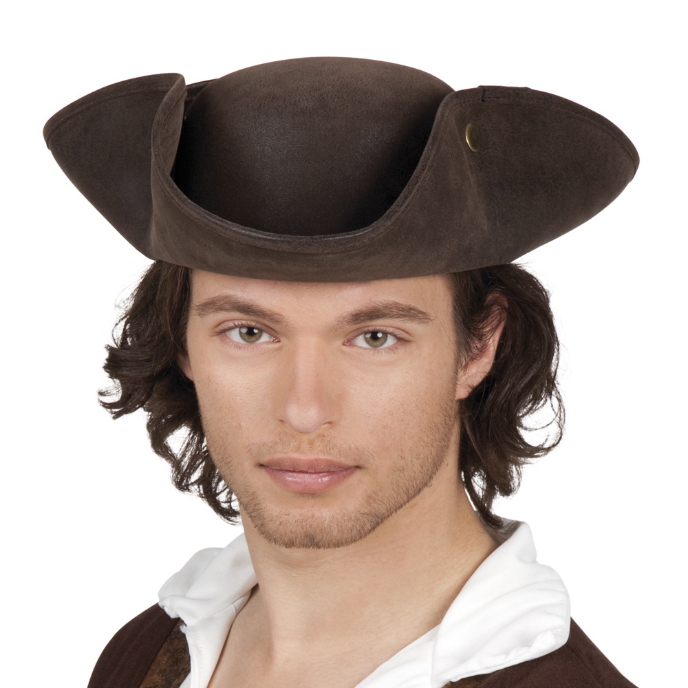 Hoed Piraat Charles (Leatherlook) afbeelding